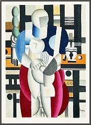 Fernand Lger: Femme et enfant, 1955 - Cubisme, Lithographie Mourlot