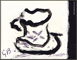 Georges Braque La Petite Tasse Lithographie originale(!) 1962