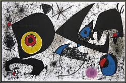 Joan Miro: Hommage  Miro 1972, Lithographie originale, il magique - uvres imprimes | estampes rares