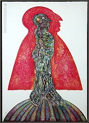 Bernhard Jaeger:  La star  1971, Lithographie originale signe