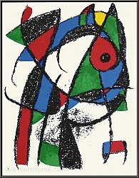 Joan Miro: Le chat coquin, 1975, Lithographie originale n I - uvre graphique, estampes originales