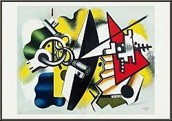 Fernand Leger:  Nature morte aux clefs  1955 - Mourlot lithographies | Estampes originales | uvre graphique