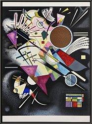 Wassily Kandinsky: Lithographie  Accompagnement noir  1960, Mourlot