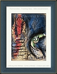 Marc Chagall: Assurus chasse Vasthi 1960, Lithographie originale, Dessins pour La Bible - Arts graphiques