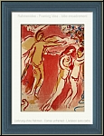 Marc Chagall: Adam et ve chasss du Paradis terrestre, Lithographie originale La Bible 1960 - uvre grav