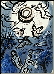 Marc Chagall: Cration, Lithographie originale Verve Bible, 1960