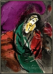 Marc Chagall:  Jrmie  1956, Lithographie originale Verve La Bible