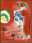 Marc Chagall: La Baie des Anges, Lithographie originale, Mourlot 1960