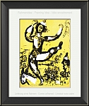 Marc Chagall:  Le Cirque  1960, Lithographie originale Mourlot, composition aux clowns - Arts graphiques