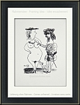 Pablo Picasso: Le seigneur et la dame 1972, Lithographie originale, Souvenirs et portraits d'artistes, Mourlot