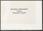 Maurice Brianchon:  L'Arlequin  1972, Lithographie originale pour Souvenirs et portraits d'artistes, Mourlot