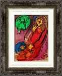 Marc Chagall: David et Absalon (Les Rois), La Bible 1956, Lithographie originale Verve - estampes originales