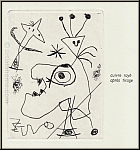 Joan Miro:  L'Aigrette  Gravure  l'eau-forte, 1956, Dupin n 105 - oeuvre graphique | gravures, estampes