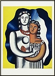 Fernand Lger: Les deux figures, 1955 - Cubisme, Lithographie Mourlot