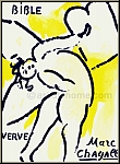 Marc Chagall: Verve La Bible 1956, page de titre, lithographie orig.