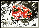 Marc Chagall: Aprs l'hiver, 1972, Lithographie originale, printemps