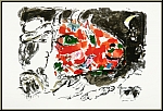 Marc Chagall: Aprs l'hiver, 1972, Lithographie originale sur l’arrive du printemps - uvre graphique