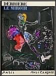 Marc Chagall: La nuit  Paris, 1954, Derriere le miroir 66-67-68