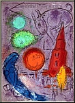 Marc Chagall: Saint-Germain-des-Prs, 1954, Lithographie originale