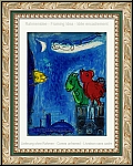 Marc Chagall: Les Monstres de Notre-Dame, Paris 1954, Lithographie originale - estampes Mourlot Maeght