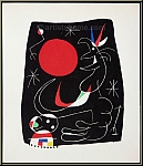 Joan Miro: Ciel nocturne, 1956, Lithographie originale (Mourlot)