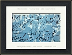 Joan Mir: Labyrinthe bleu, 1956, Lithographie originale, langue symbolique de l'artiste | uvre graphique