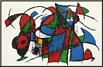 Joan Miro: L'abeille travailleuse, 1975, Lithographie originale n III