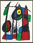 Joan Miro: Le chaton curieux, 1975, Lithographie originale n VII