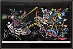 Wassily Kandinsky : Lithographie  Peinture murale  1958, Mourlot