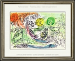 Marc Chagall: Le concert 1957, Lithographie originale, L'Opra de Paris - uvre graphique | estampes Mourlot