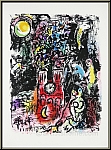 Marc Chagall: L'arbre de Jess Paris 1960, arbre de Nol, lithographie - Estampes originales | Lithographies