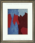 Serge Poliakoff: Composition rouge et bleue, 1968, Lithographie originale - uvre grav | arts graphiques