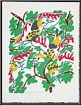 Charles Lapicque:  Le chant des oiseaux  Lithographie originale 1972