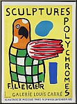 Fernand Lger: Affiche Sculptures polychromes Galerie Louis Carr 1953