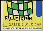 Fernand Lger: Affiche originale Sculptures polychromes, Galerie Louis Carr 1953 | Affiches d'expositions