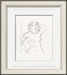 Andr Derain:  Buste de femme  1950-1972 Nu fminin, Lithographie originale Souvenirs et portraits d'artist