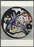 Wassily Kandinsky:  Dans le cercle noir  1960, Lithographie Mourlot