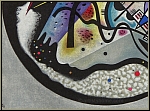 Wassily Kandinsky: Dans le cercle noir, 1960, Lithographie Mourlot, monogramme et date dans la pierre