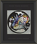 Wassily Kandinsky:  Dans le cercle noir  1960, Lithographie Mourlot - Images, ide encadrement - estampes