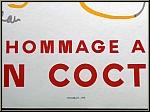 Jean Cocteau: Ville de Nantes, Muse des Beaux-Arts 1964, Hommage  Jean Cocteau, Mourlot, Affiche originale