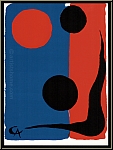 Alexander Calder: Composition, 1966, Lithographie Chiffon de Mandeure