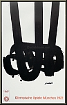 Pierre Soulages: Lithographie n29, Jeux Olympiques 1972, Mourlot