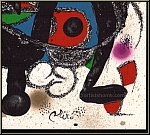 Joan Miro: Portugal 1974, Lithographie originale Miro sculpteur signe dans la pierre - oeuvres imprimes