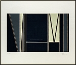 Bruno Blenner: Composition abstraite, lithographie originale signe