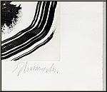 Emil Schumacher: La main ouverte, 1967, gravure  l'eau-forte aquatinte signe au crayon - image signature