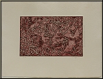 Mark Tobey:  Divertimento  1971, Gravure  l'eau-forte et aquatinte signe, thme de musique instrumentale