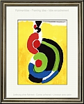 Sonia Delaunay: Danseuse Espagnole, 1972, Lithographie originale, danseuse de flamenco - ide encadrement